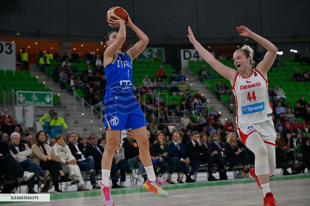 BASKET - Evento - Women's Euro Basket 2025 Qualifiers - Italy vs Czech Republic