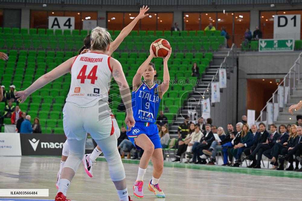 BASKET - Evento - Women's Euro Basket 2025 Qualifiers - Italy vs Czech Republic