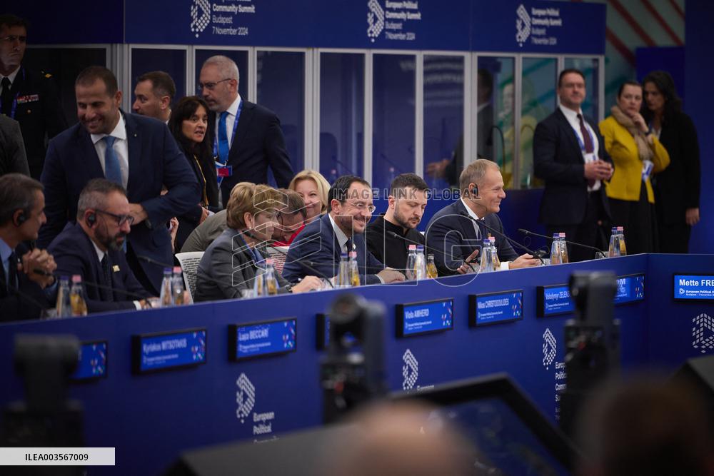Zelensky Attends European Summit - Budapest