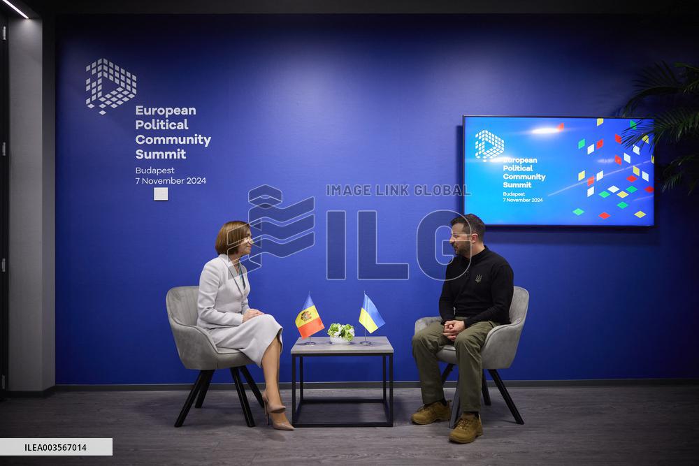 Zelensky Attends European Summit - Budapest