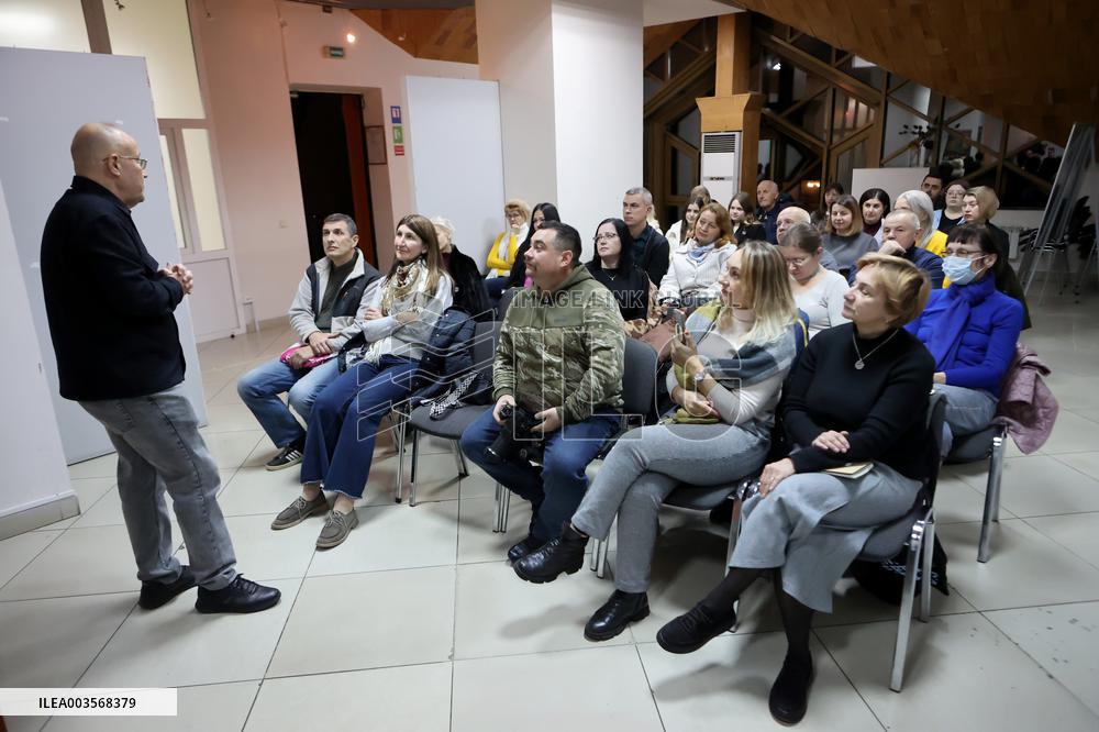 Ukrainian writer Stepan Protsiuk presents his novel in Ivano-Frankivsk