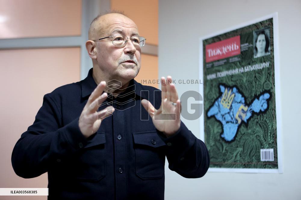 Ukrainian writer Stepan Protsiuk presents his novel in Ivano-Frankivsk