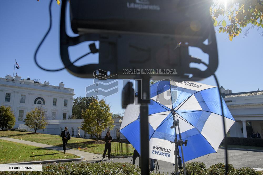 Journalists At The White House - Washington