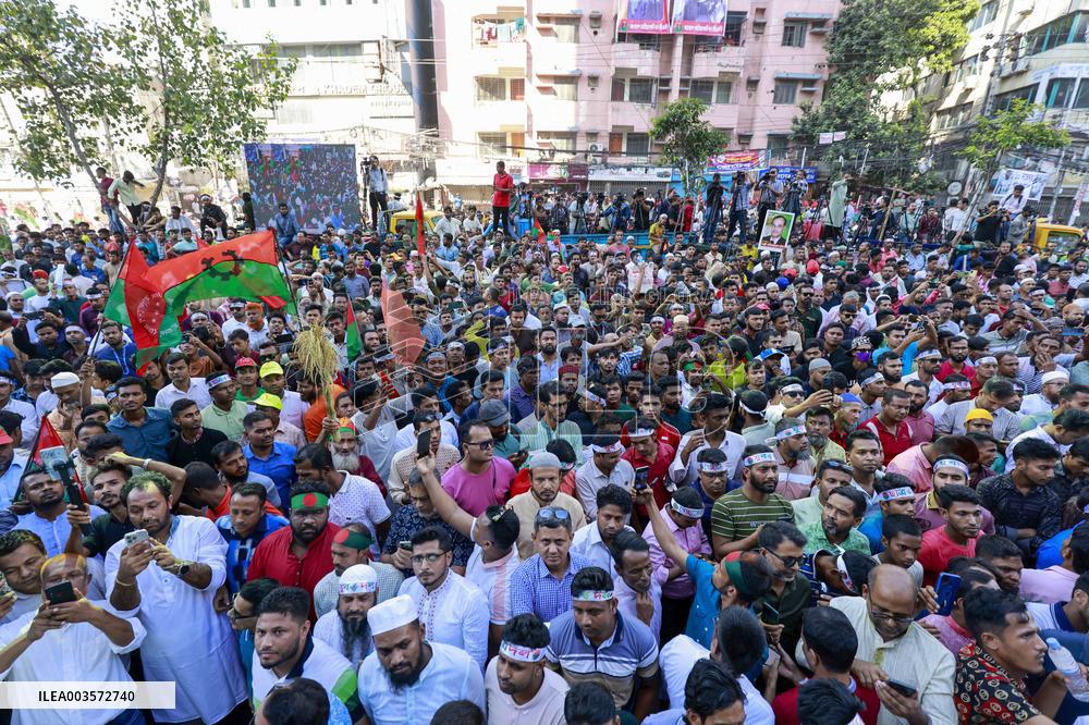 Bangladesh Opposition BNP holds massive rally in Dhaka