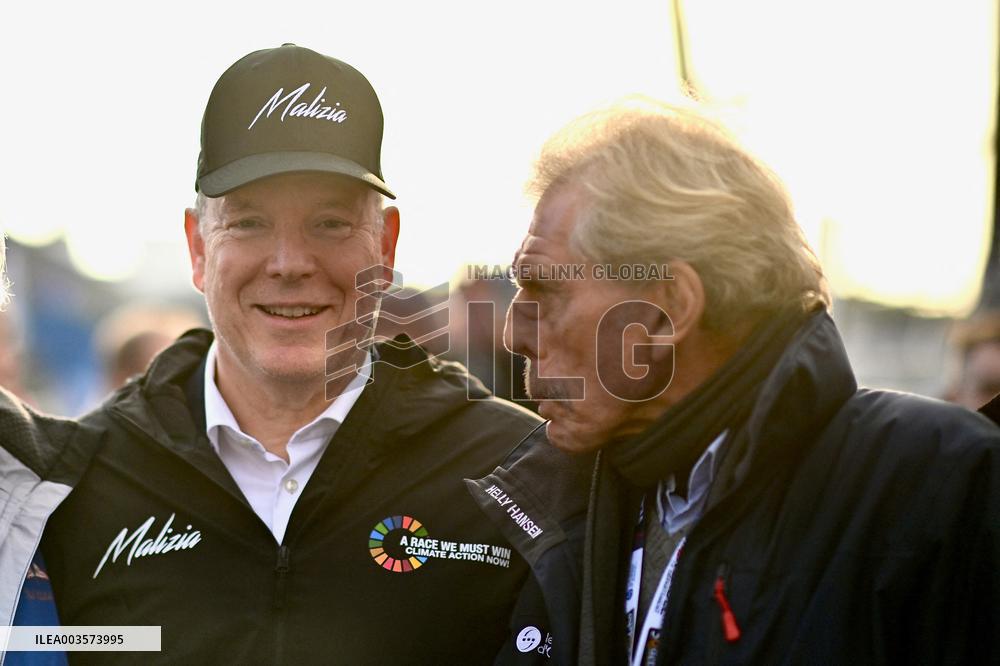 Prince Albert II Of Monaco At Vendee Globe 2024 - France