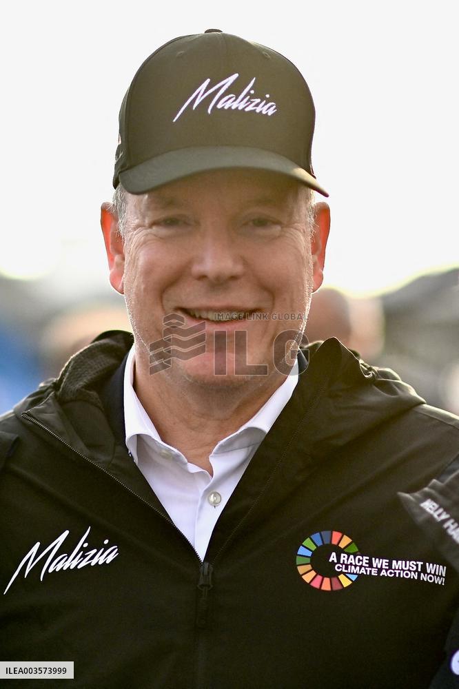 Prince Albert II Of Monaco At Vendee Globe 2024 - France