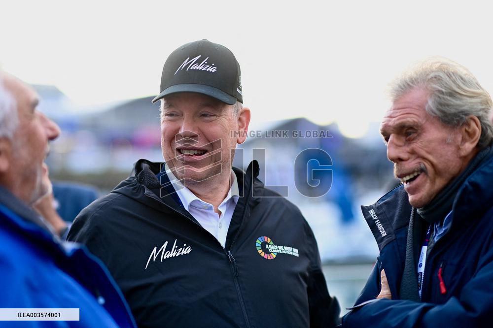 Prince Albert II Of Monaco At Vendee Globe 2024 - France