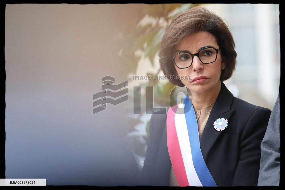 Rachida Dati Presides Remembrance Day Commemoration - Paris