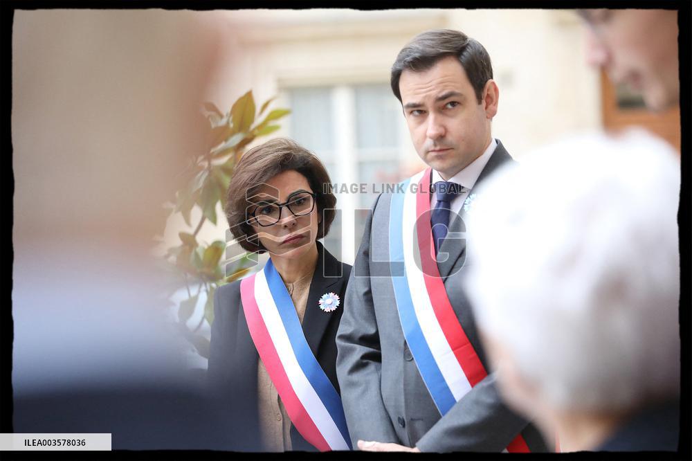 Rachida Dati Presides Remembrance Day Commemoration - Paris
