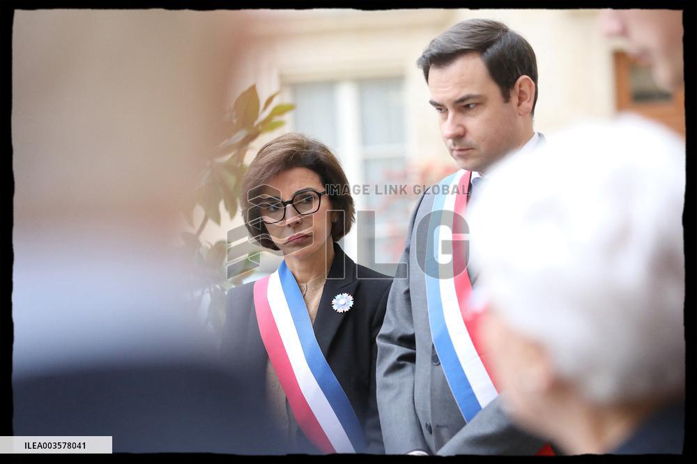 Rachida Dati Presides Remembrance Day Commemoration - Paris