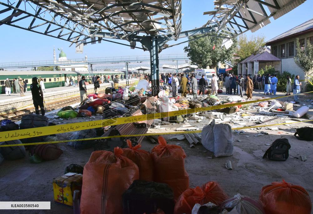 Bomb Blast At Pakistan Train Station Kills At Least 26