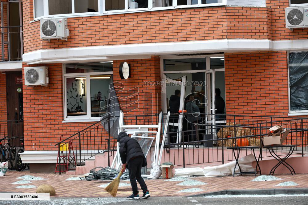 Russian drones cause damage in Odesa