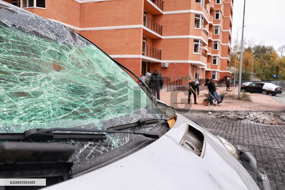 Russian drones cause damage in Odesa