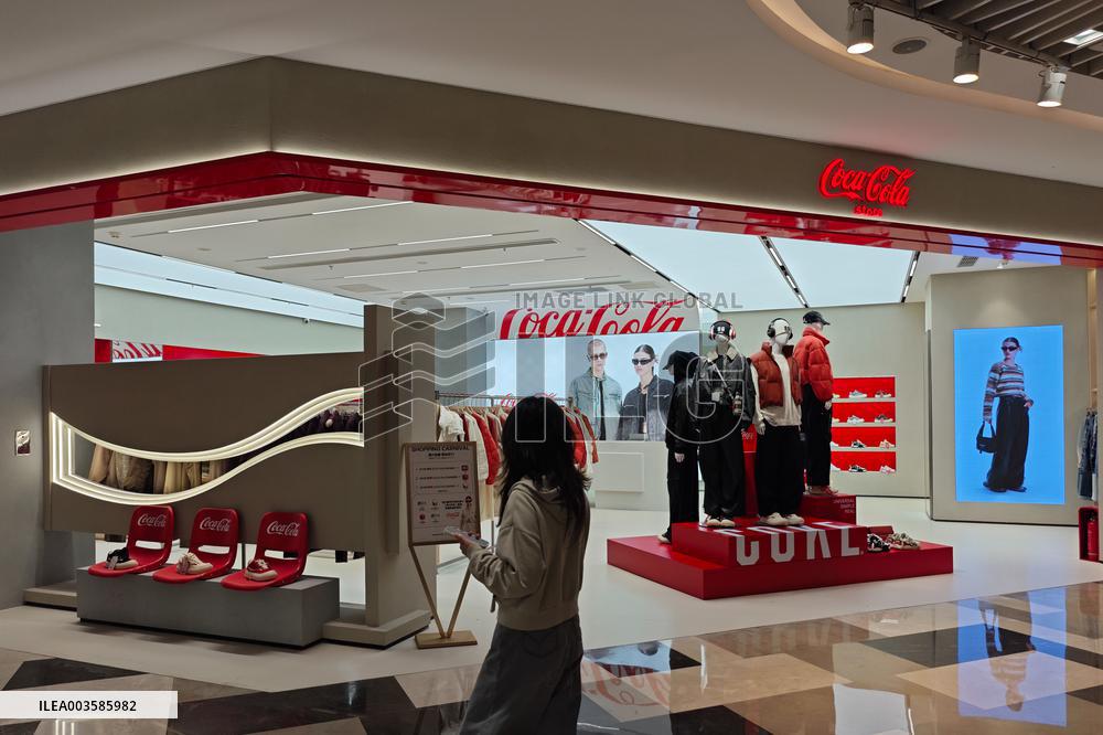 First Coca-Cola Apparel Store in Shanghai