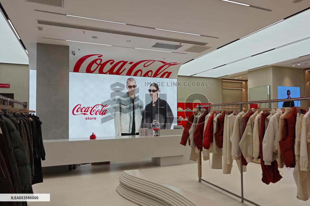 First Coca-Cola Apparel Store in Shanghai