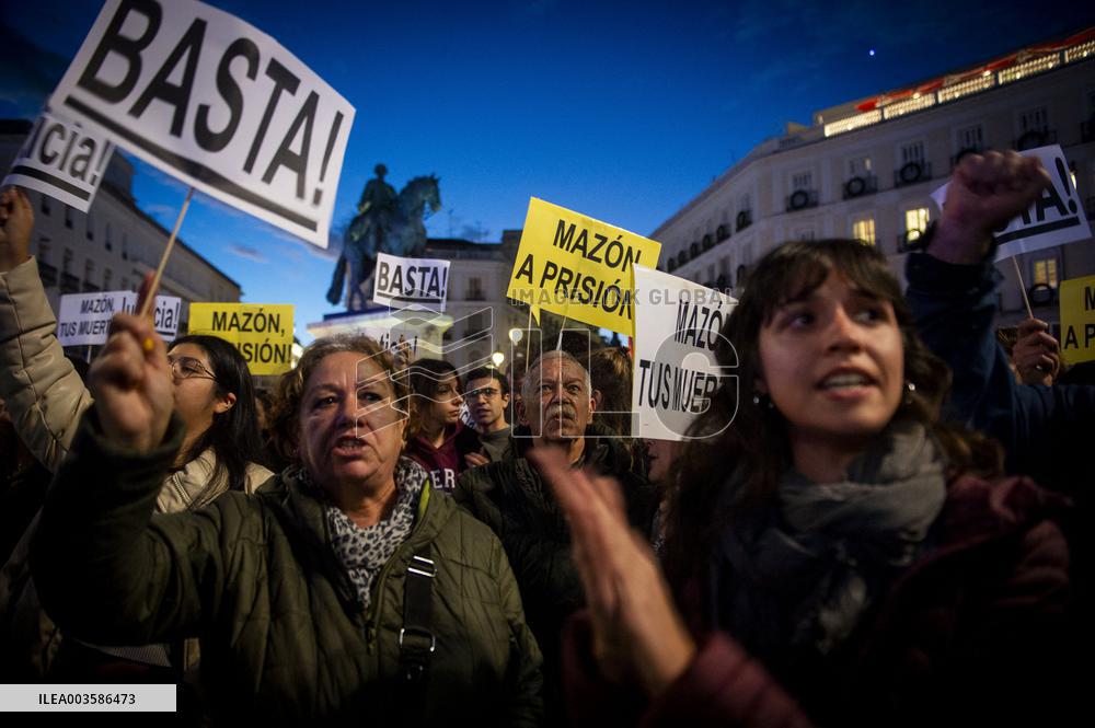 Thousands Protest Over Handling Of Flood Disaster - Madrid