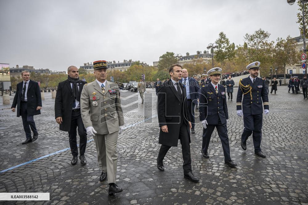 Ceremony fo 106th anniversary of November 11, 1918 Armistice - Paris