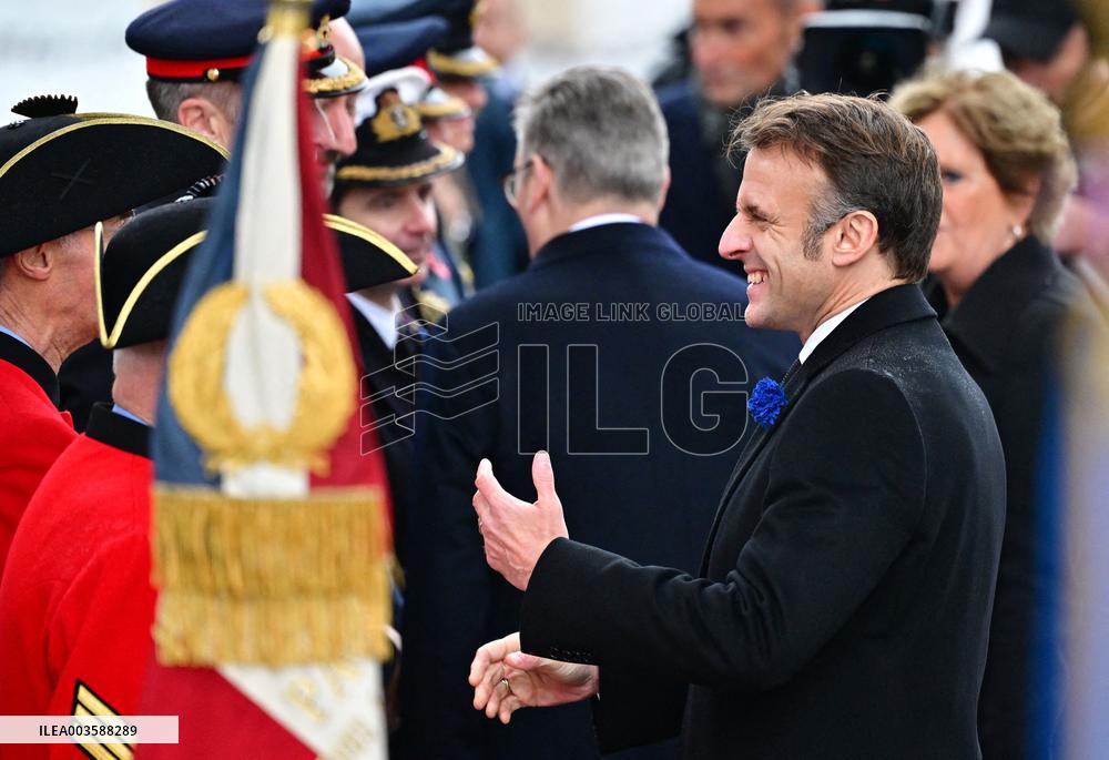 Commemoration of 106th anniversary of 1918 Armistice on November 11th - Paris