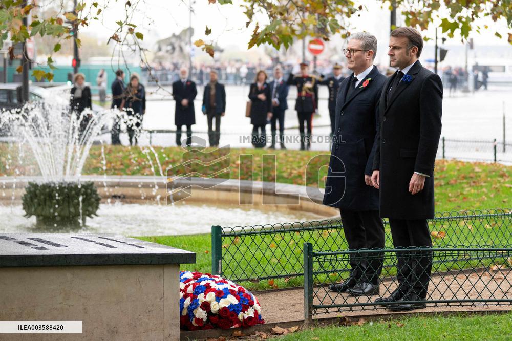 106th anniversary of the Armistice - Paris