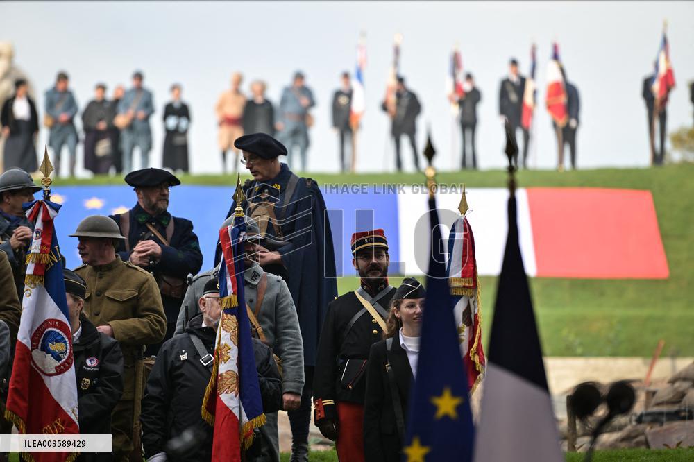 Armistice Day at the Great War Museum trench in Meaux FA