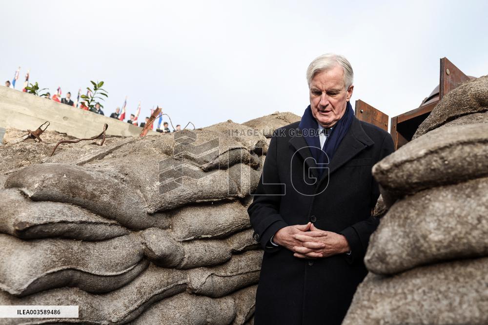 Michel Barnier visits WW1 Museum in Meaux - France