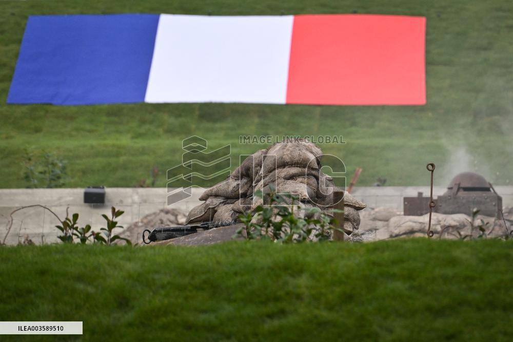 Armistice Day at the Great War Museum trench in Meaux FA