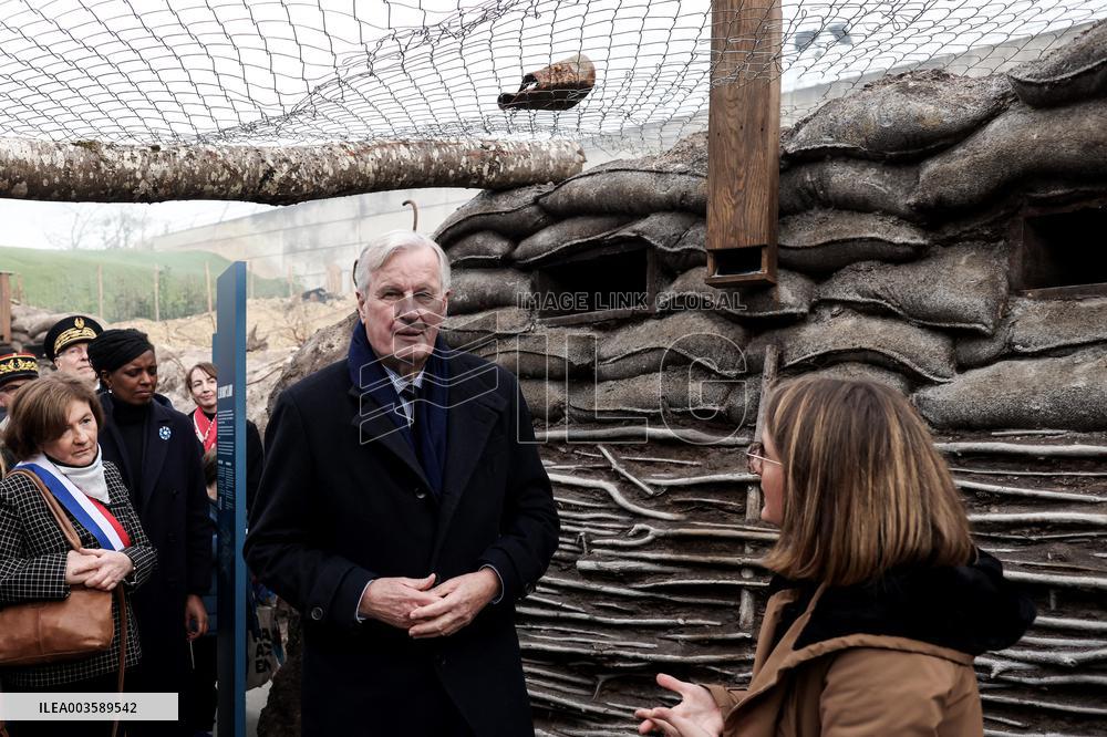 Michel Barnier visits WW1 Museum in Meaux - France