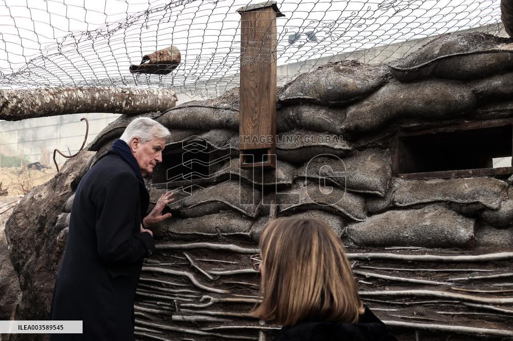 Michel Barnier visits WW1 Museum in Meaux - France