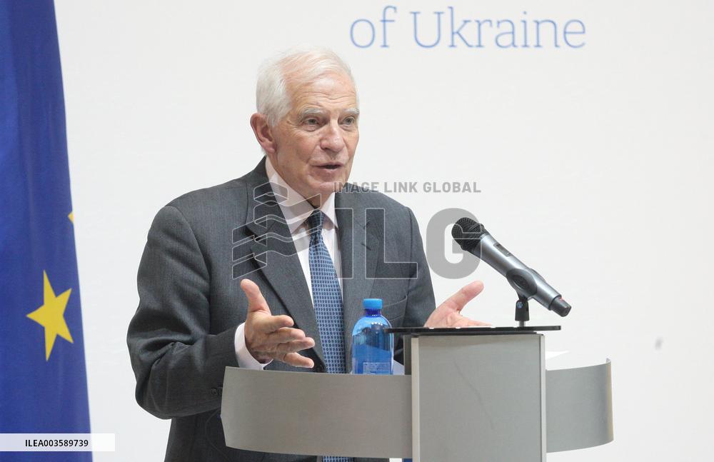 News conference of Ukrainian Foreign Minister and EU High Representative for Foreign Affairs in Kyiv