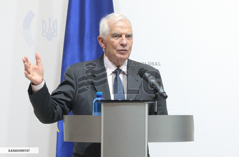 News conference of Ukrainian Foreign Minister and EU High Representative for Foreign Affairs in Kyiv