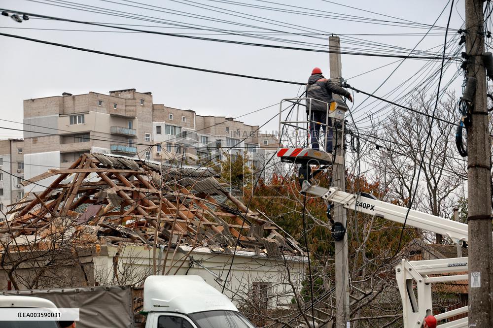 Russian drones attack Odesa