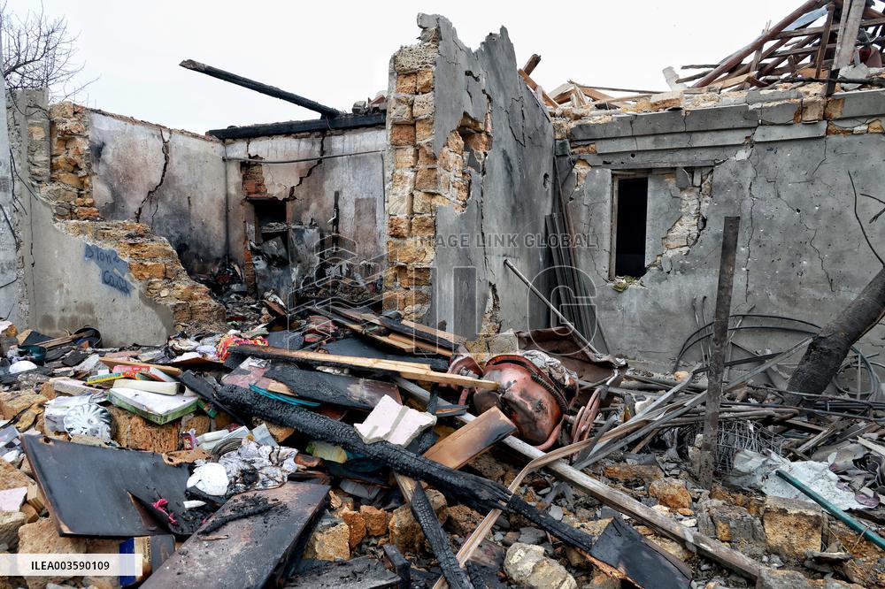 Russian drones attack Odesa