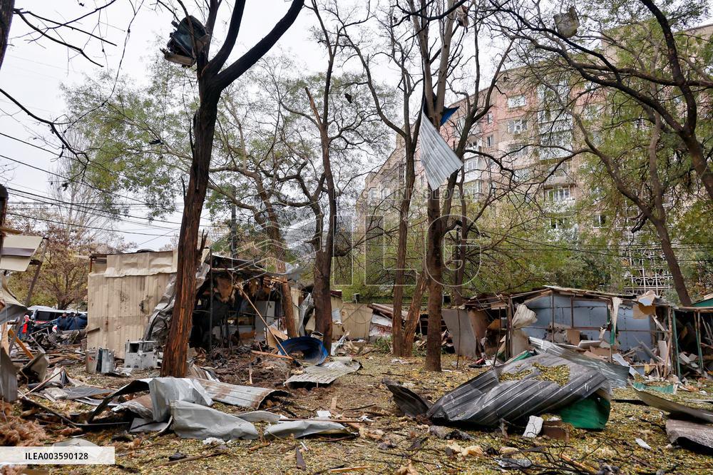 Russian drones attack Odesa