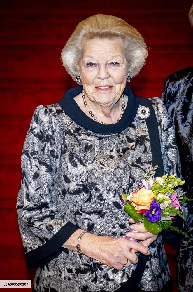 Princess Beatrix Attends Dutch Ballet Gala - Amsterdam