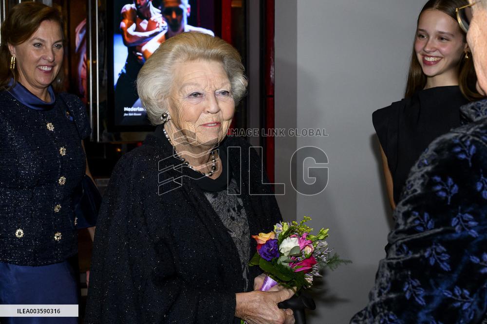 Princess Beatrix Attends Dutch Ballet Gala - Amsterdam