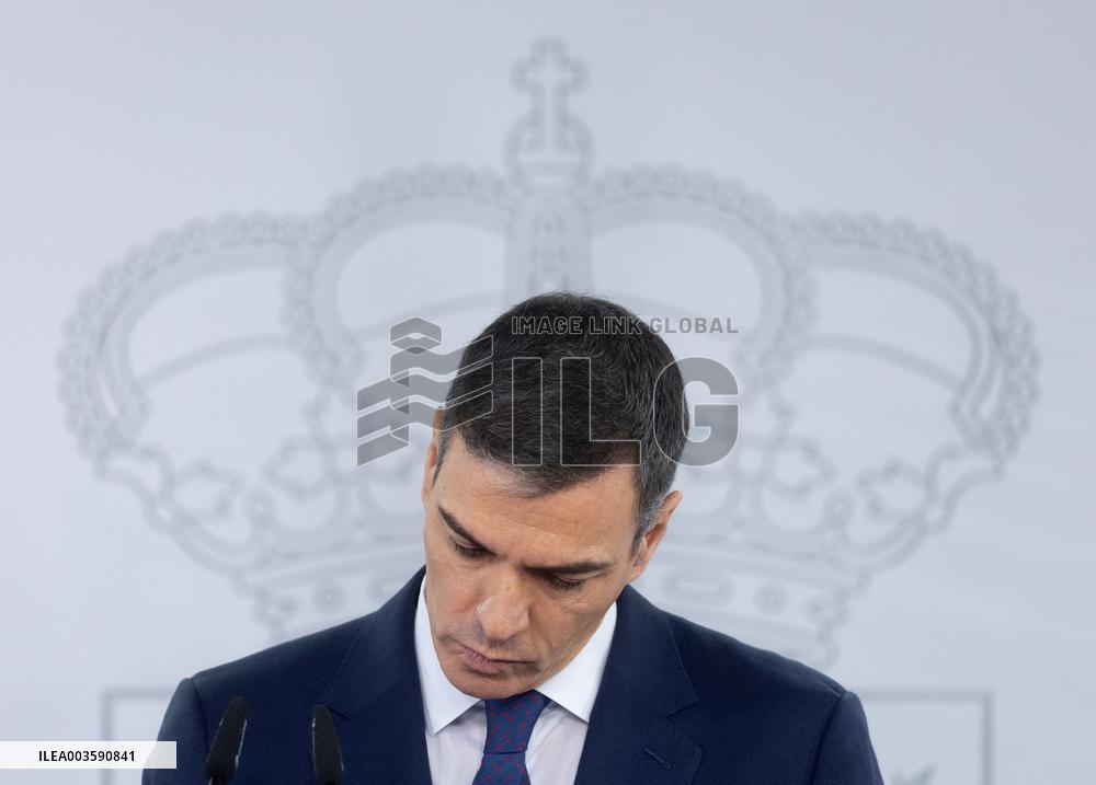 Sanchez Announces Relief Measures After Floods - Madrid