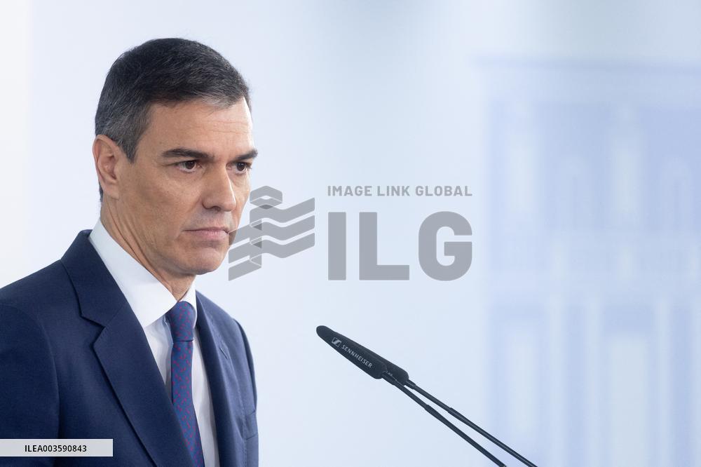 Sanchez Announces Relief Measures After Floods - Madrid