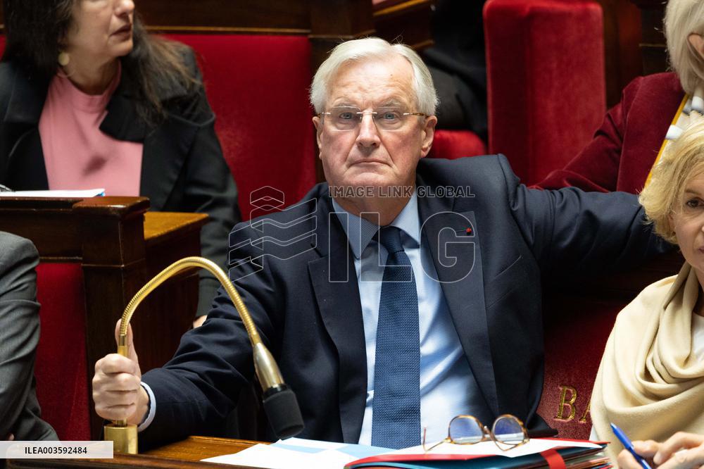 Questions to the government at the National Assembly - Paris