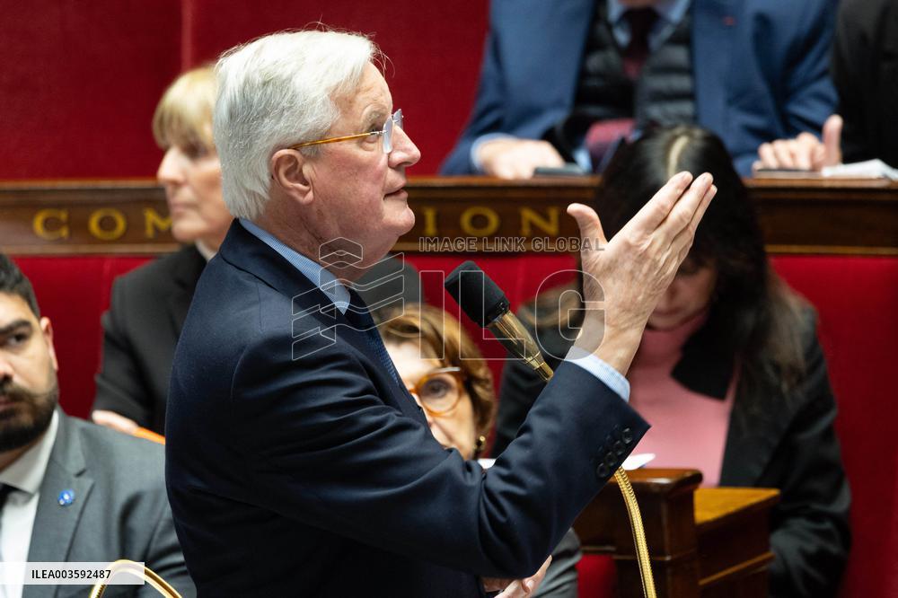 Questions to the government at the National Assembly - Paris