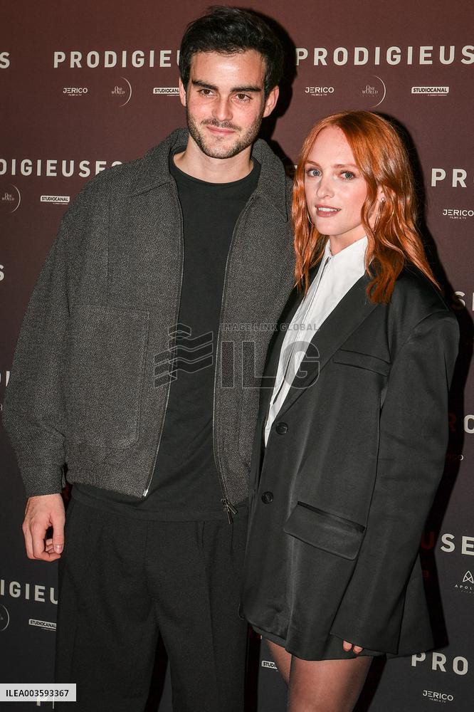 Preview of the film PRODIGIEUSES in Paris FA