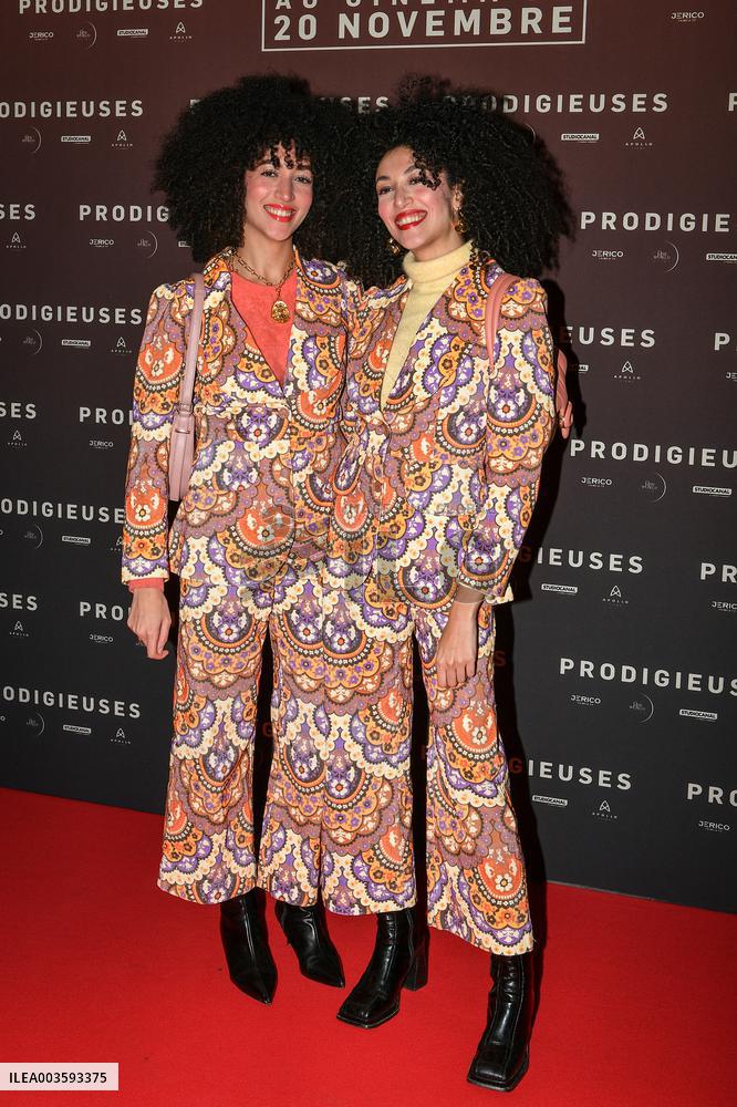 Preview of the film PRODIGIEUSES in Paris FA
