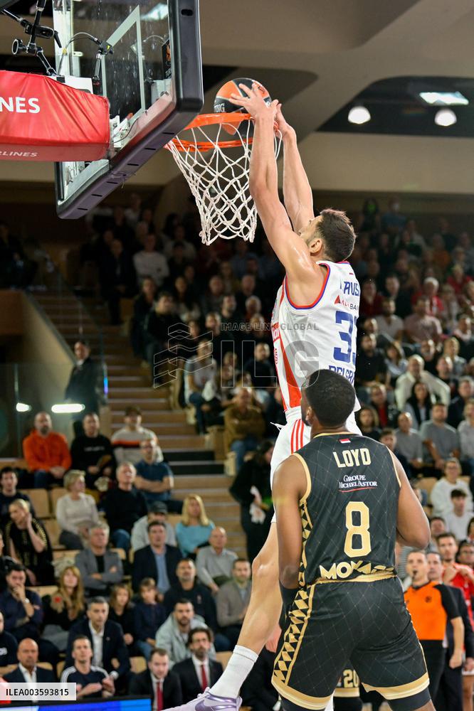 Euroleague - AS Monaco v Red Star Belgrade