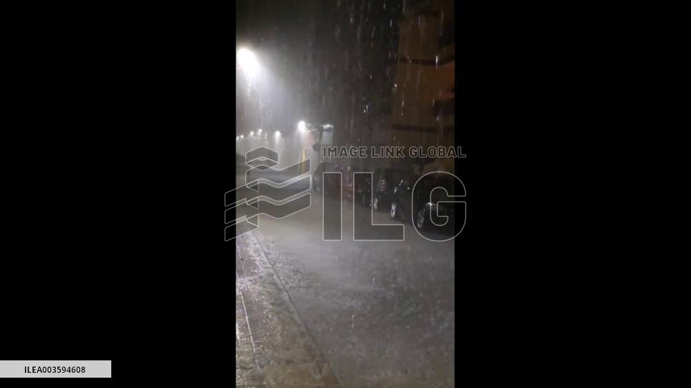 Spain: Heavy Rain Hits Valencia, Still Recovering From Recent Floods