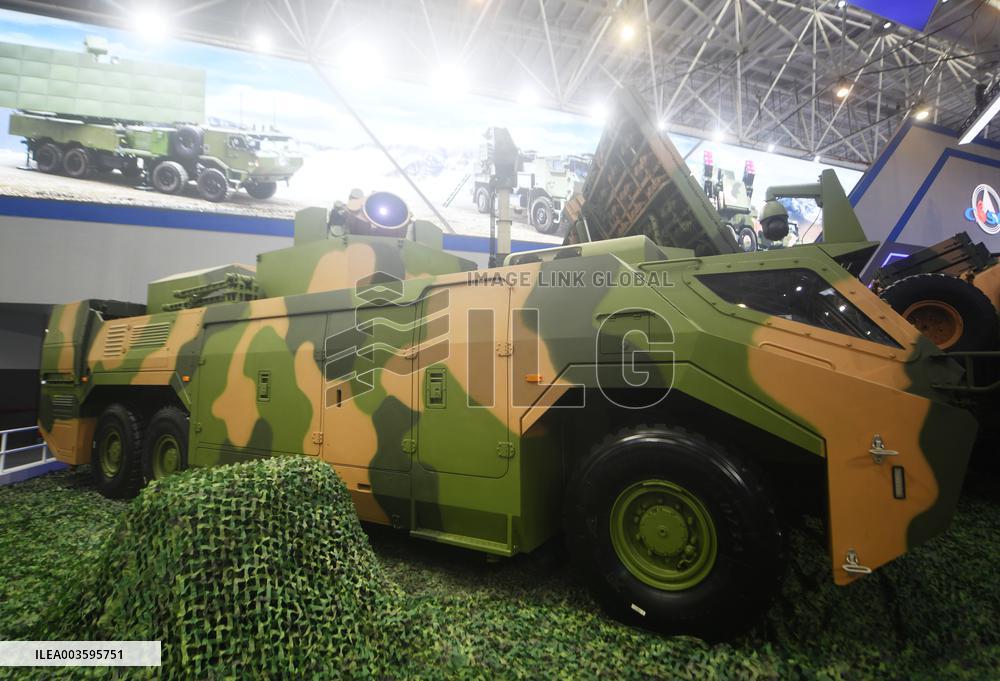 A Vehicle-mounted Tactical Laser Weapon Syst at Zhuhai  Air Show
