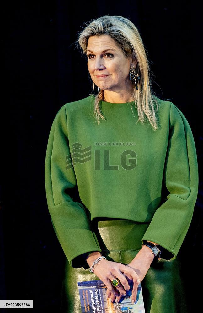 Queen Maxima at Anniversary Meeting 10 Years State of the SME - Netherlands