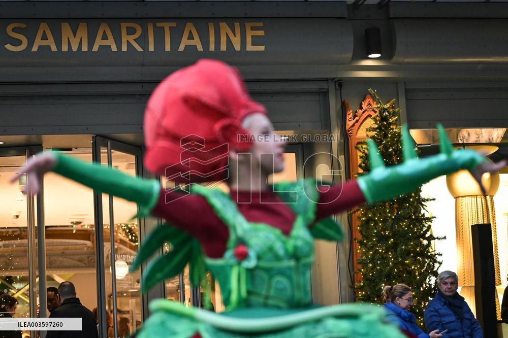La Samaritaine XMas Windows Unveiling in Paris FA