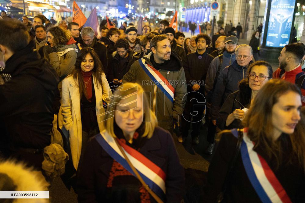 Protest against the "Israel is Forever" gala - Paris
