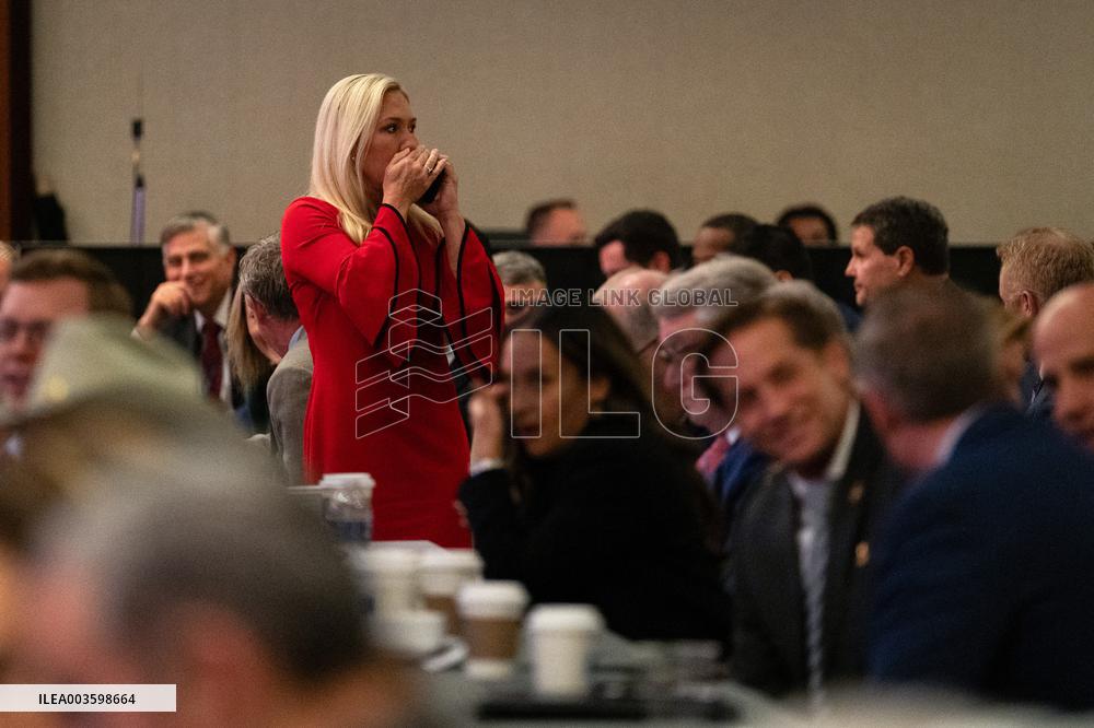 Trump Meets House Republicans - Washington