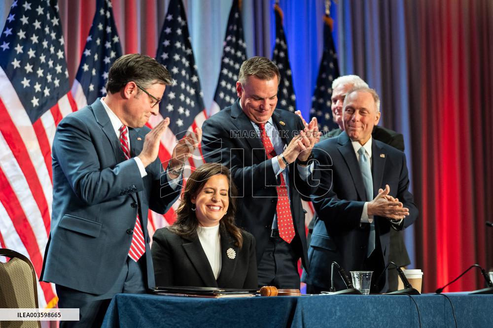 Trump Meets House Republicans - Washington