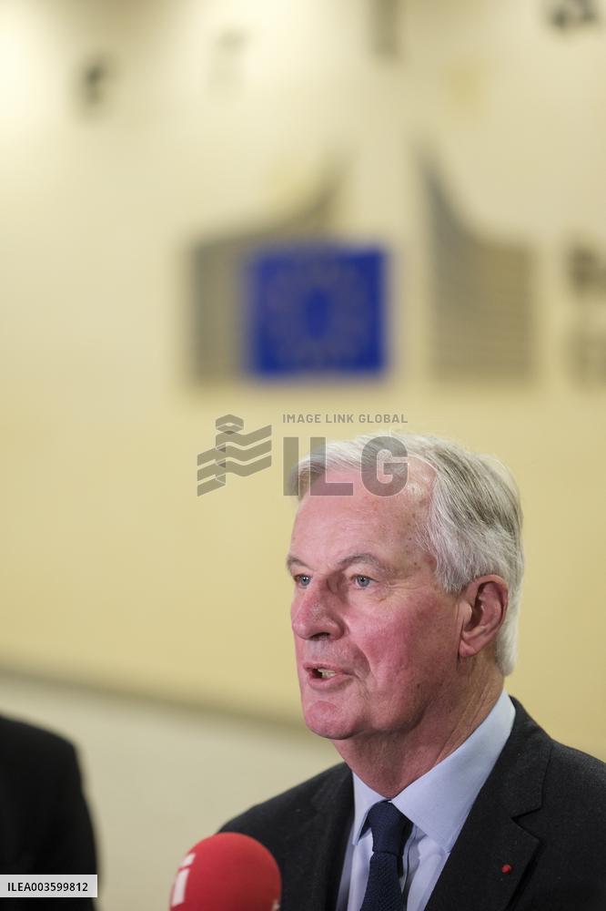 French PM Barnier In Brussels To Fend Off Mercosur Deal